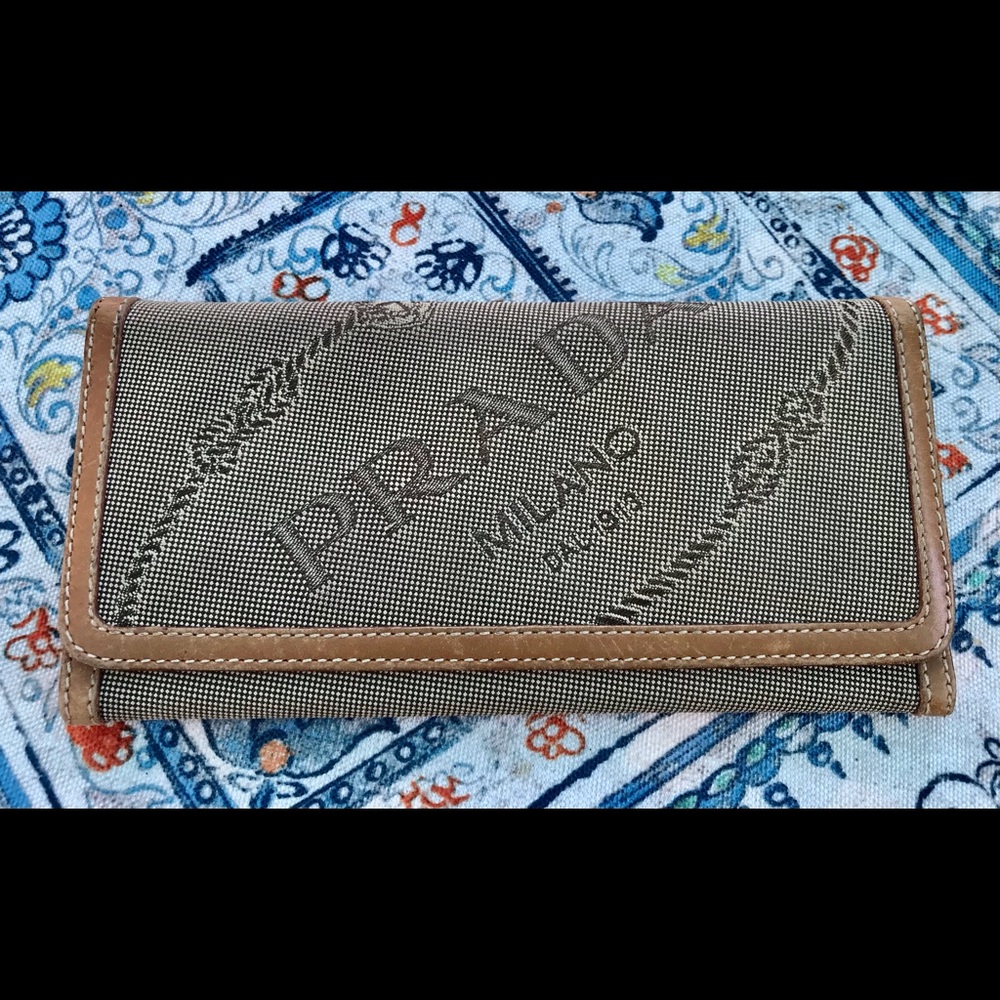Prada wallet.